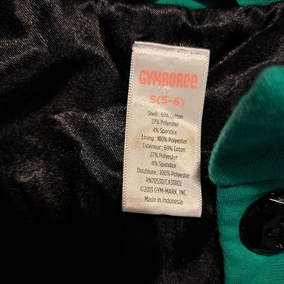 Gymboree girls size 5/6 green button up from Fancy Dalmatian line Ponte jacket - Picture 2 of 3